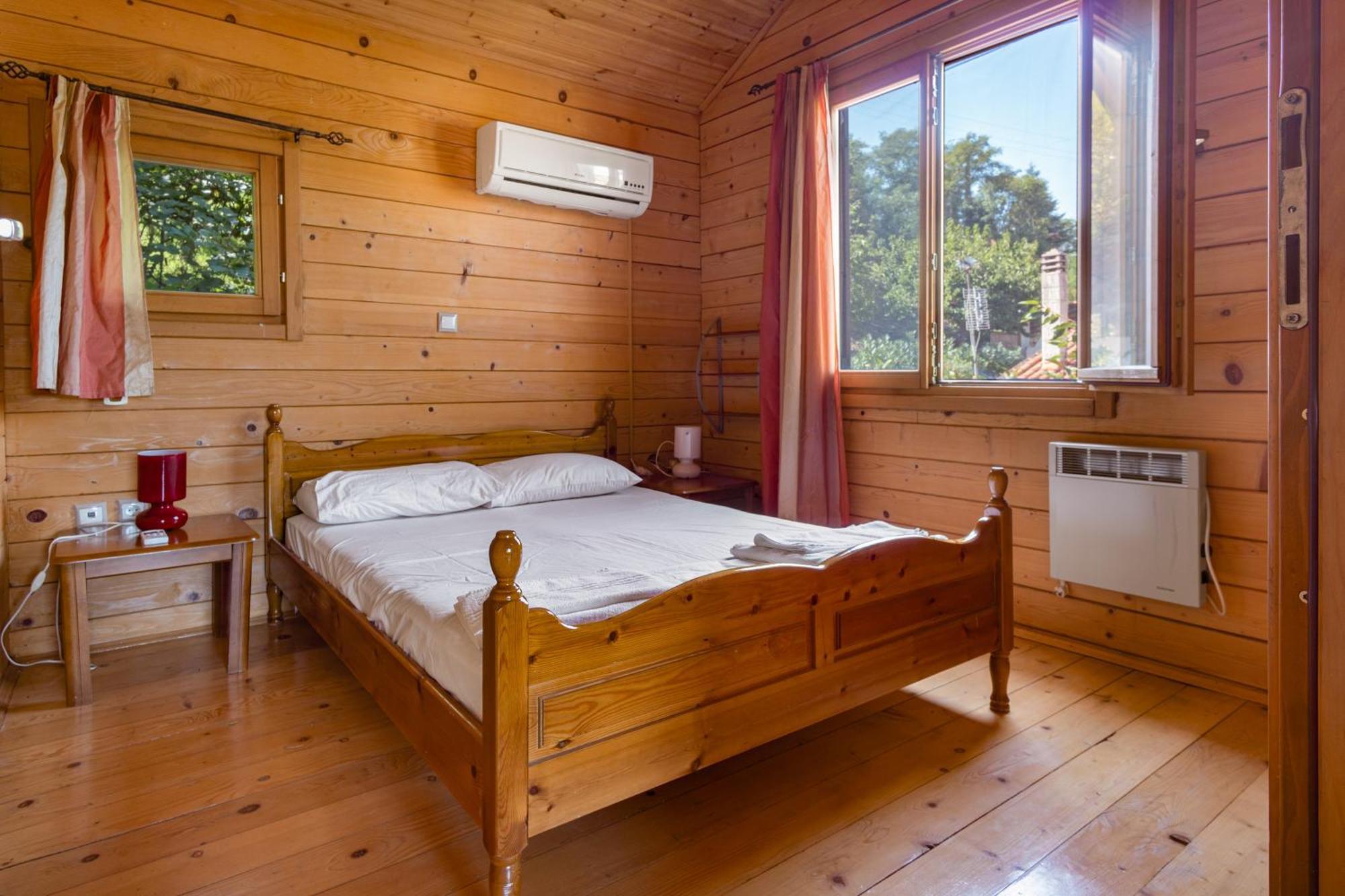 Zeus-Village Οικισμός Φινλανδικών Chalet Με Πισίνες & Γυμναστήριο Molos  Dış mekan fotoğraf