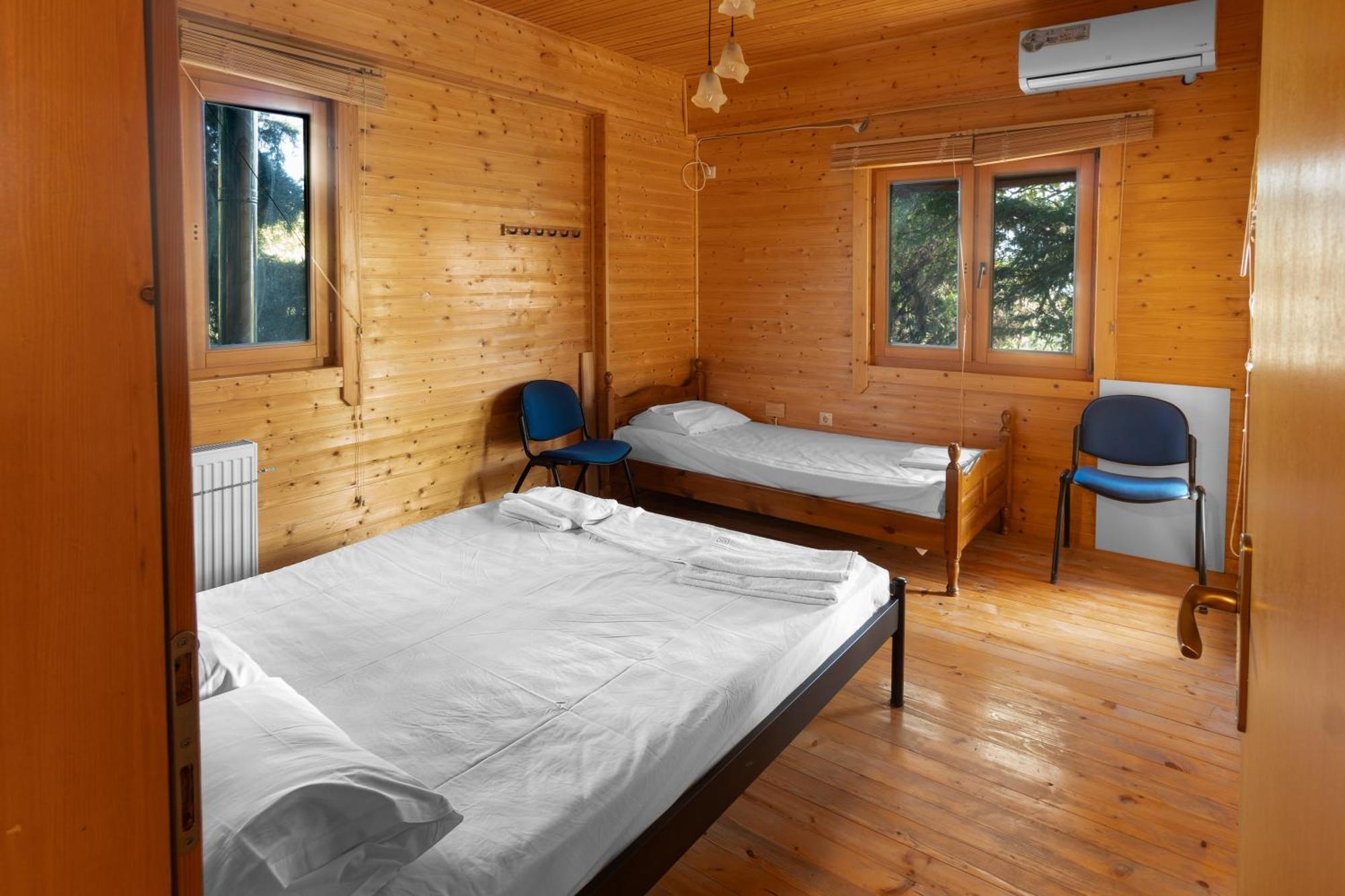 Zeus-Village Οικισμός Φινλανδικών Chalet Με Πισίνες & Γυμναστήριο Molos  Dış mekan fotoğraf