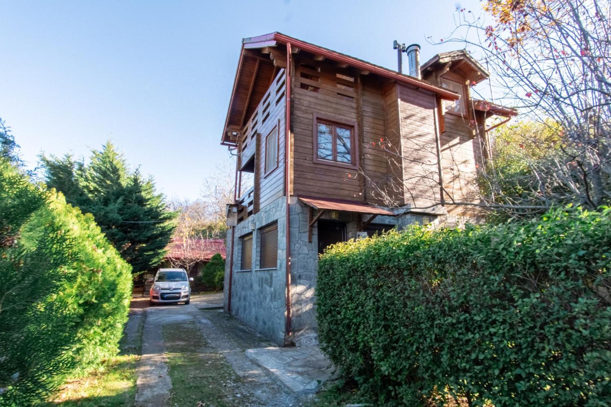 Zeus-Village Οικισμός Φινλανδικών Chalet Με Πισίνες & Γυμναστήριο Molos  Dış mekan fotoğraf