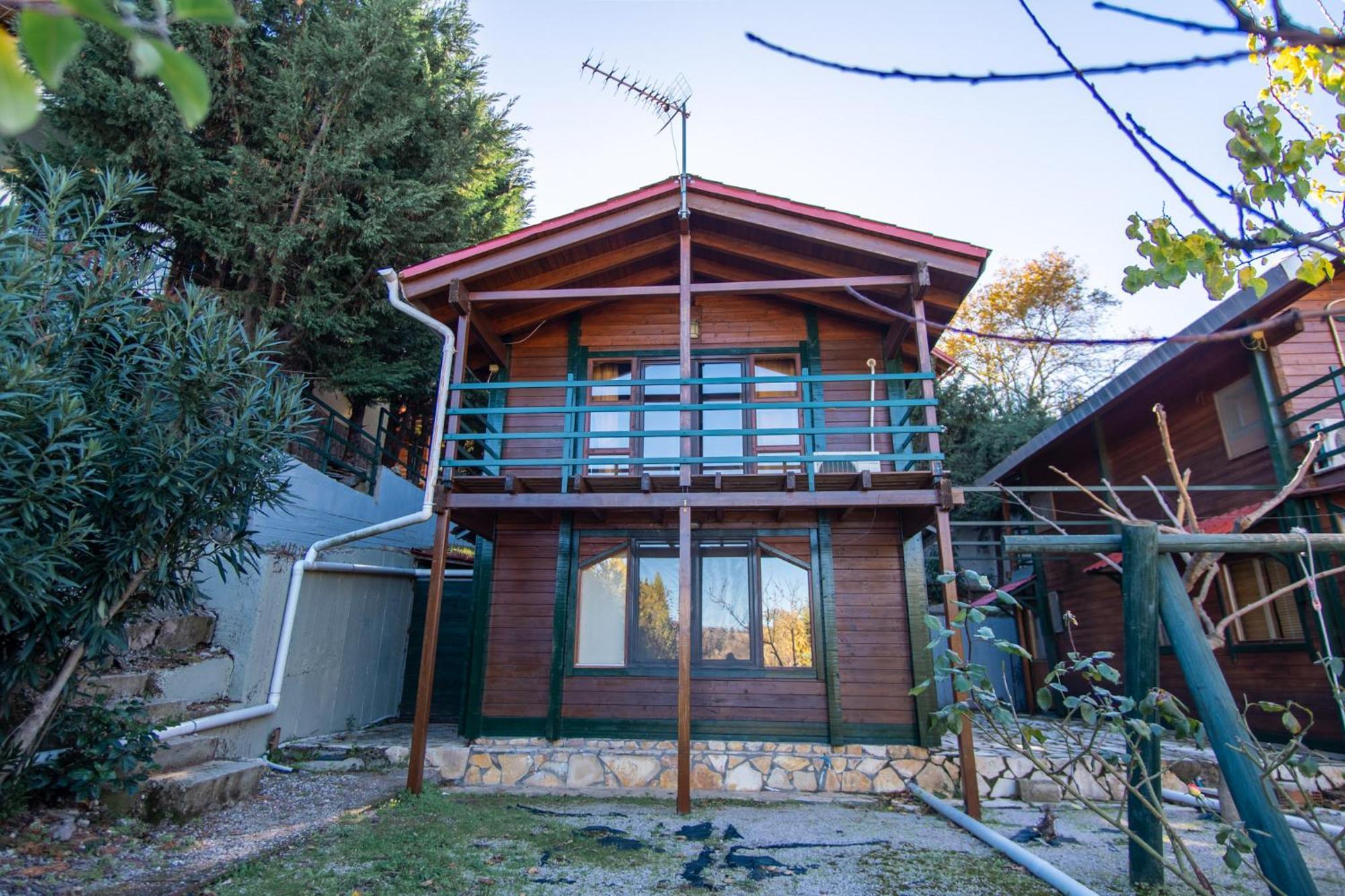 Zeus-Village Οικισμός Φινλανδικών Chalet Με Πισίνες & Γυμναστήριο Molos  Dış mekan fotoğraf