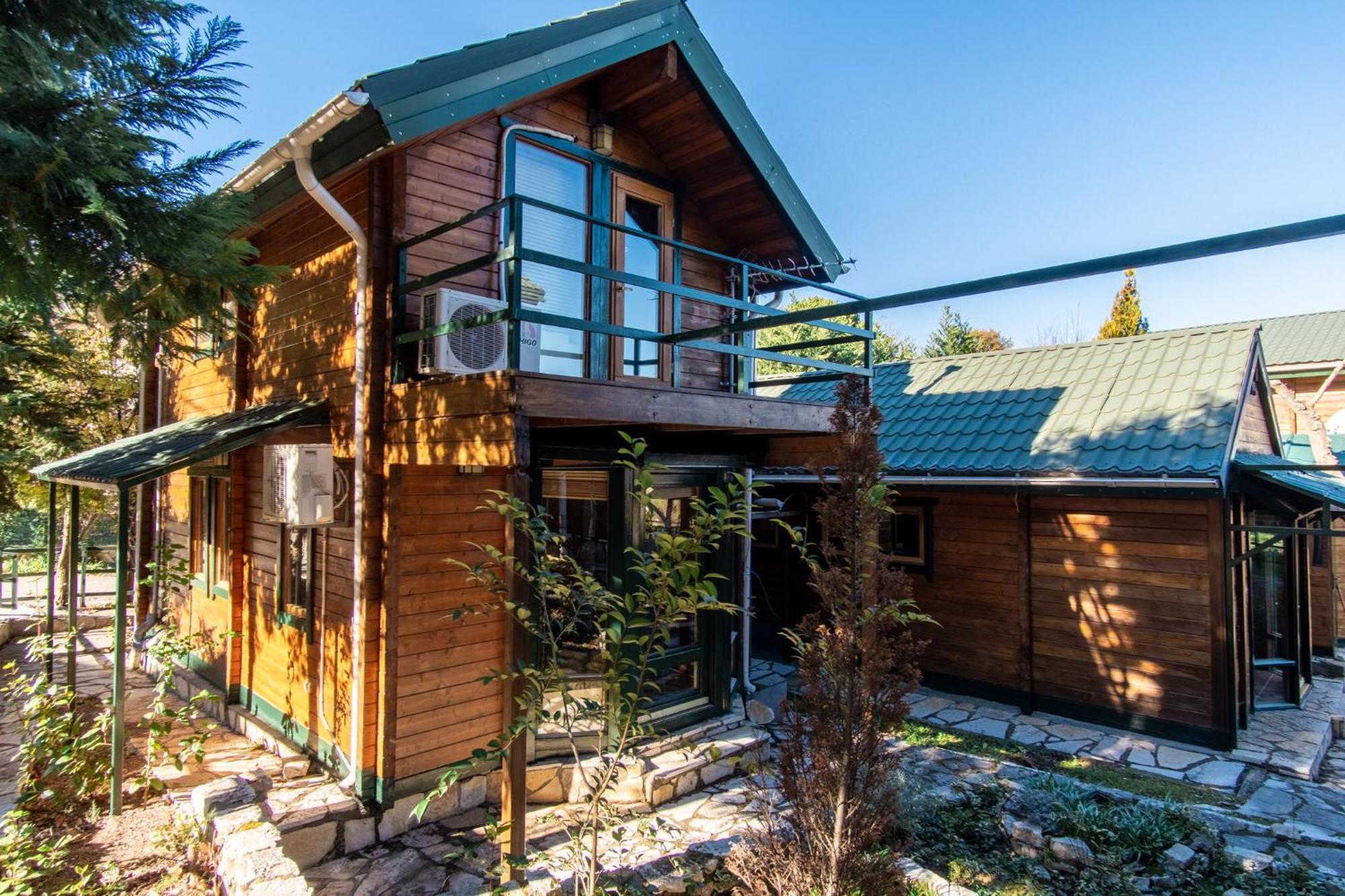 Zeus-Village Οικισμός Φινλανδικών Chalet Με Πισίνες & Γυμναστήριο Molos  Dış mekan fotoğraf