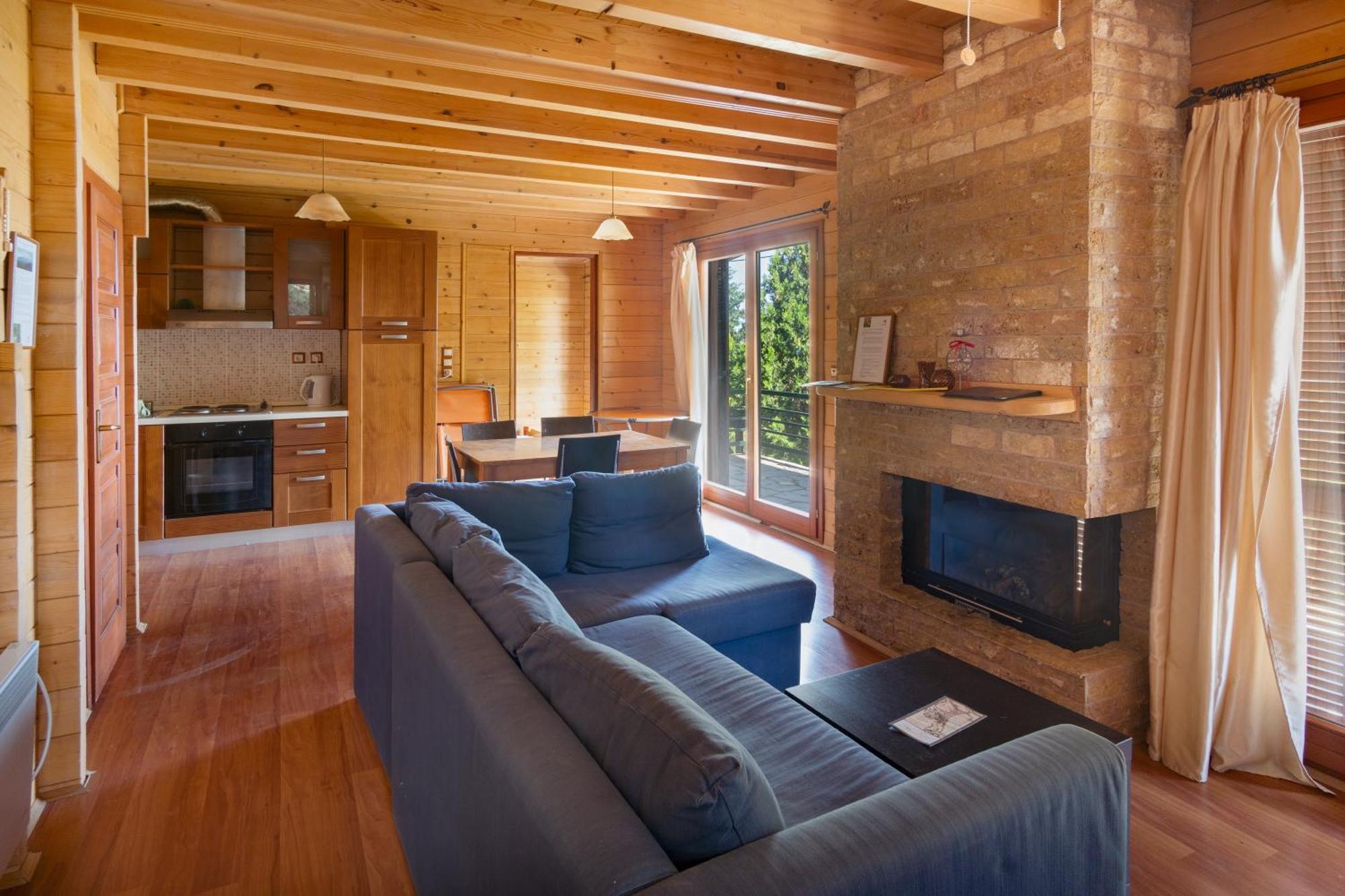 Zeus-Village Οικισμός Φινλανδικών Chalet Με Πισίνες & Γυμναστήριο Molos  Dış mekan fotoğraf