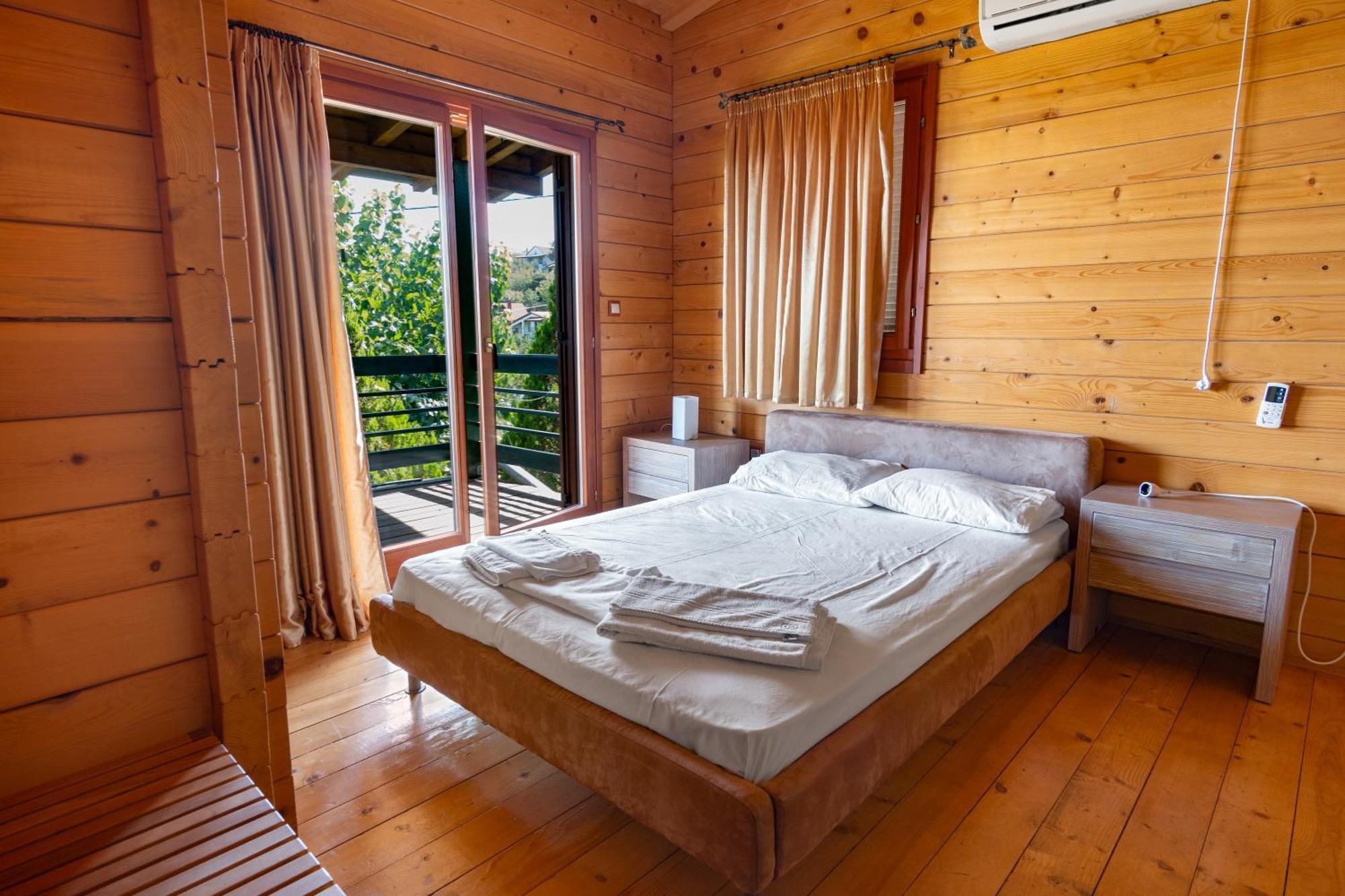 Zeus-Village Οικισμός Φινλανδικών Chalet Με Πισίνες & Γυμναστήριο Molos  Dış mekan fotoğraf