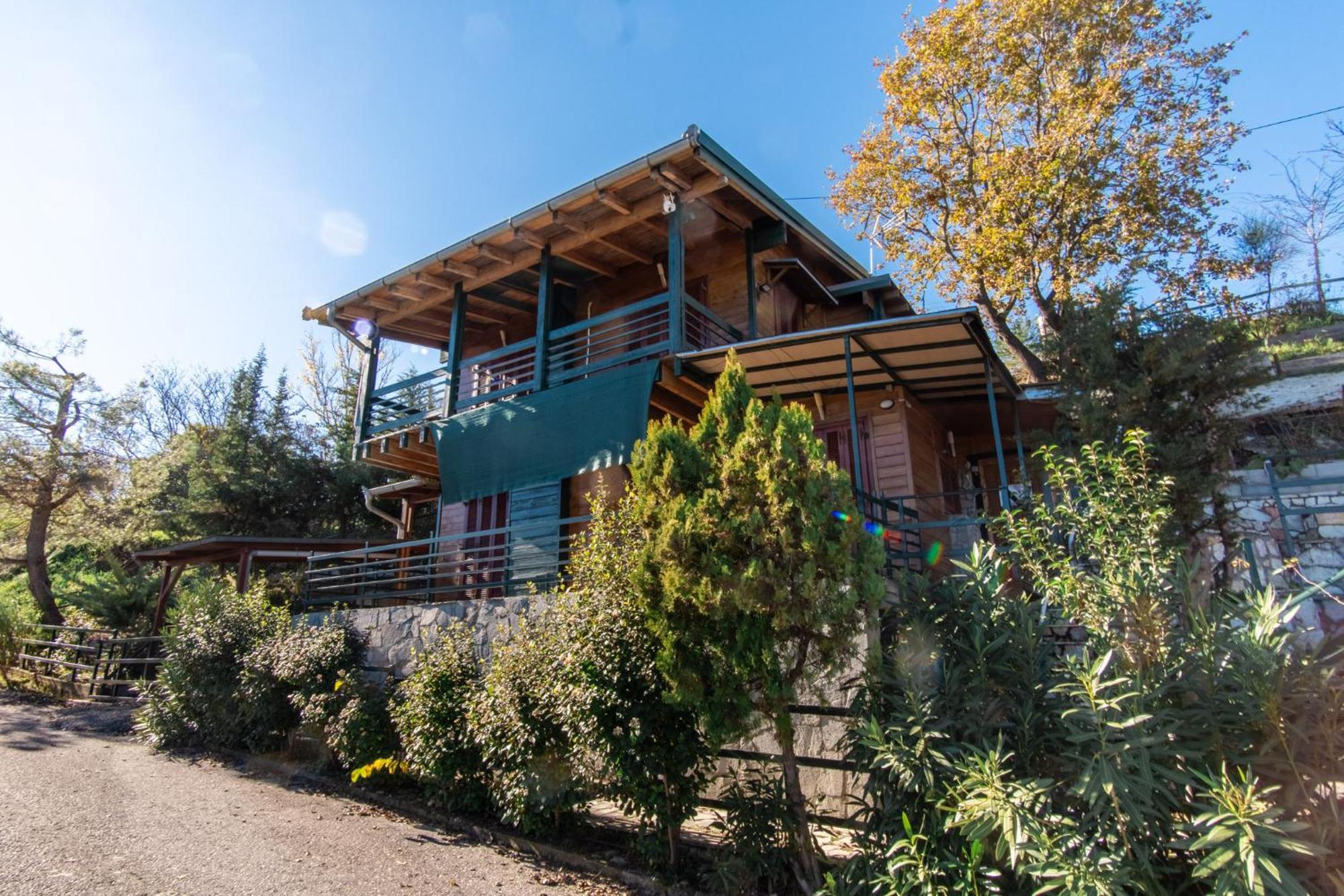 Zeus-Village Οικισμός Φινλανδικών Chalet Με Πισίνες & Γυμναστήριο Molos  Dış mekan fotoğraf