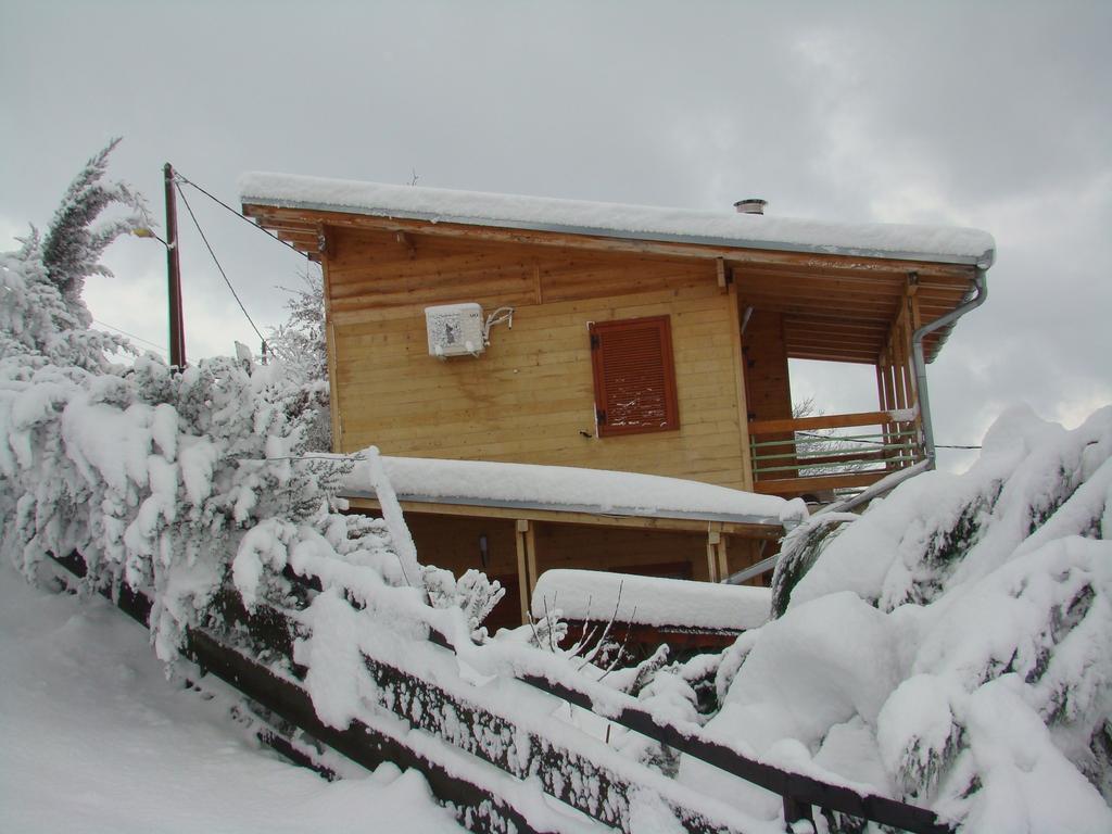 Zeus-Village Οικισμός Φινλανδικών Chalet Με Πισίνες & Γυμναστήριο Molos  Dış mekan fotoğraf